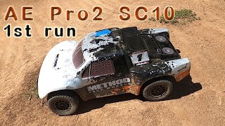 Team Associated Pro2 SC10 1st run [upl. by Airal]