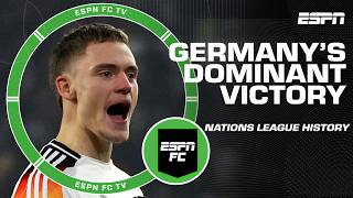 Germany secures the BIGGEST VICTORY IN NATIONS LEAGUE HISTORY 🤯  ESPN FC [upl. by Harvison]