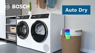 Bosch Series 8 Tumble Dryer  Auto Dry [upl. by Alimak]