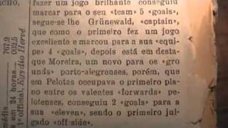 Primeiro GreNal 1909  Grêmio 10x0 Internacionalavi [upl. by Nikos726]