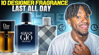 10 Designer Fragrances Last All Day [upl. by Nomsed]