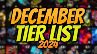 YBA NEW OFFICIAL YBA DECEMBER SKIN TRADING TIER LIST DECEMBER 2024 [upl. by Vincents]