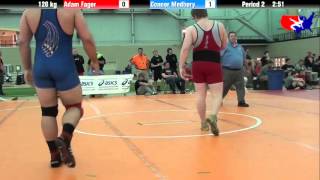 Adam Fager vs Connor Medbery at 2013 ASICS University Nationals  FS [upl. by Harrad]