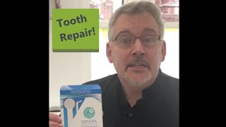 How to repair a broken tooth or crown at home and stop tooth pain [upl. by Annaes]