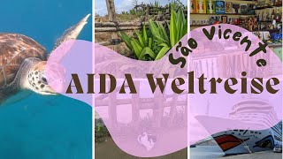 AIDA Weltreise 202324  Meeresschildkröten auf São Vicente VLOG 004 [upl. by Esylle611]