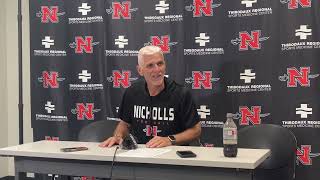 Nicholls Football Postgame vs McNeese [upl. by Zuckerman]