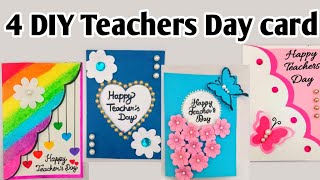 How to make greeting card for teachers day  Teachers day card making ideas easy and beautiful [upl. by Ybhsa]