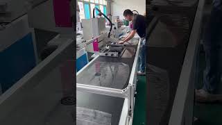 Plastic packaging bag screen printing machine nonwoven fabric screen printing machine丝印机，移印机，丝网印刷机 [upl. by Cole516]