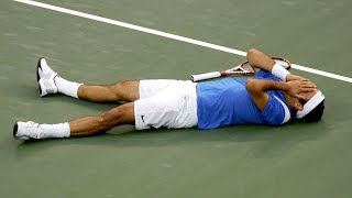 Roger Federer vs Lleyton Hewitt at the 2004 US Open Tennis Finals [upl. by Alys]