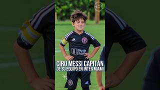 El gran partido de Ciro Messi el hijo de Leo y Anto 😍 [upl. by Aizat]