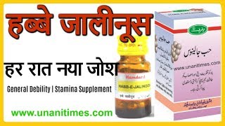 Habbe Jalinoos  हब्बे जालीनूस  General Debility  Stamina Supplement [upl. by Notnirt586]