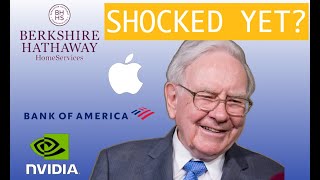 WHAT STOCKS IS BUFFETT SELLING MORE INFO ON CHEVRON AMERICAN EXPRESS COCA COLA NVIDA [upl. by Bullen]