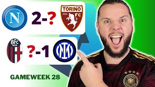 Serie A Gameweek 28 Predictions amp Betting Tips [upl. by Ollehcram116]