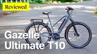 Gazelle Ultimate t10 HMB Review electricbike cycling commute [upl. by Ssalguod298]