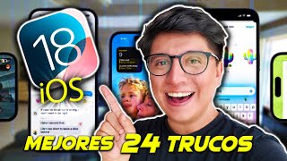 24 trucos y novedades que sí vas a usar de iOS 18 en iPhone 2024 [upl. by Amada]