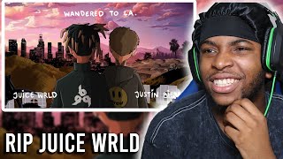 Juice WRLD amp Justin Bieber  Wandered To LA REACTION RIP JUICE WRLD [upl. by Nabila104]