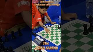 3YearOld Chess Genius Anish Sarkars 1555 FIDE Rating chess shorts [upl. by Annaet]