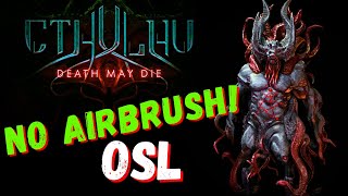 OSL Brush ONLY Paint Black Goat of the Woods Cthulhu Death May Die [upl. by Oruam162]