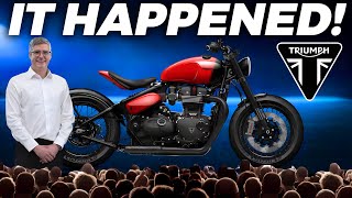 ALL NEW 2024 Triumph Bonneville Bobber STUNS The Entire Motorcycle Industry [upl. by Jemena741]