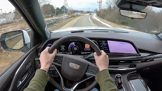 2021 Cadillac Escalade Sport Platinum  POV Test Drive Binaural Audio [upl. by Fortier293]