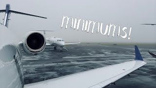 4K  Pilots View  Breaking Out at Minimums at Nantucket [upl. by Tsepmet578]