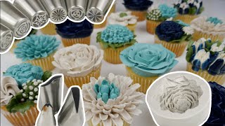 🧡Buttercreme Blumen Cupcakes einfach [upl. by Otilesoj]