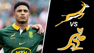 SPRINGBOKS Lineup vs AUSTRALIA Rugby Championship 2024 [upl. by Chrisman]