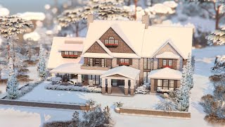 Generations Winter Family Home ❄️ The Sims 4 Speed Build [upl. by Giliana]