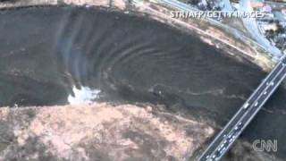 Japan Tsunami a Giant Wave crash the city [upl. by Teerprug941]