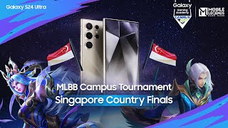 Singapore Country Final  Samsung Galaxy Gaming Academy Campus Series [upl. by Irrab]