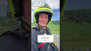 Photo du haut de la grande échelle des pompiers au concours agricole de La Tour d’Auvergne [upl. by Thia]