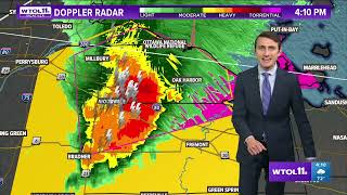 WTOL 11 Severe Weather Coverage September 24 2024 [upl. by Ahselef]