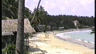 Chaweng Beach 1987 Koh Samui Thailand [upl. by Aiuqram348]