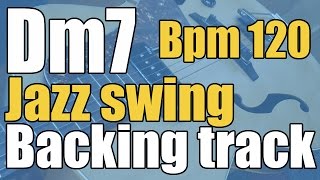 Dorian Jazz Swing Backing Track  D minor seventh  120 Bpm [upl. by Merola623]