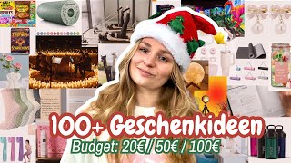 100 GESCHENKIDEEN FÜR JEDES BUDGET unter 20€ 50€ 100 €  Weihnachten 2024 [upl. by Crispas]