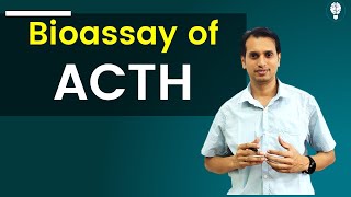 Bioassay of ACTH Adrenocorticotropic Hormone  Bioassay Pharmacology  Corticotropine [upl. by Eimmat]