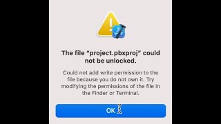 Problema Escritura en Xcode projectpbxproj [upl. by Zwiebel]