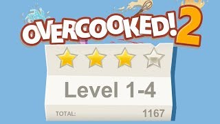 Overcooked 2 Level 14 4 stars 2 player Coop [upl. by Mal]