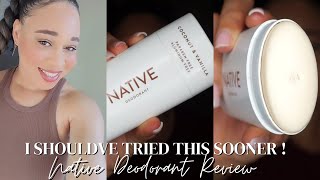 NATIVE Coconut amp Vanilla Deodorant Review MY NEW FAVORITE NATURAL DEODORANT  EuniyceMari [upl. by Huntington501]