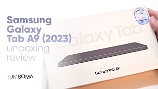 Samsung Galaxy Tab A9 2023  Unboxing Review [upl. by Adlitam]