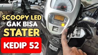 Scoopy gak bisa stater kedip 52 ini penyebabnya [upl. by Elaynad]