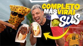 PROBANDO LOS COMPLETOS HOT DOG MÁS VIRALES de CHILE🌭🇨🇱 ¿SUS DYLANTERO ES COMIDA RÁPIDA CARA 💵 [upl. by Blainey]