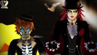 【MMD KH】AkuRoku  Narcissistic Cannibal  Halloween 2017 [upl. by Richmound]