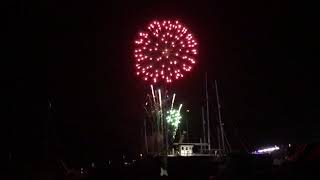 Mersea Island Regatta Fireworks 2018 [upl. by Cybill]