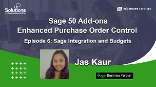 Sage 50 POC  Demo 6  Purchase Order Control Sage Integration and Budgets [upl. by Sesilu652]