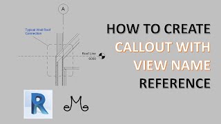 Revit tutorials  how to create callout with view name [upl. by Yran273]