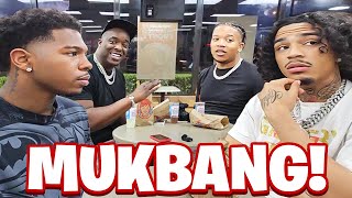 Deshae Frost Dub Jay Cinco amp Baby Rich INSPIRATIONAL MUKBANG [upl. by Valtin313]