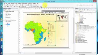 ArcGIS Create A Map Layout [upl. by Tracie112]