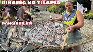 NANGILAW NG TILAPIA  GUMAWA KAMI NG DAING NA TILAPIA [upl. by Ennahgiel207]