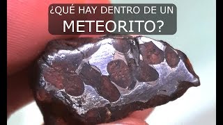 Cortando METEORITOS por la mitad  Colección de meteoritos [upl. by Lenaj]